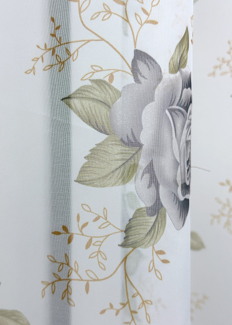 Кухонная арка VR-Textil № 000к белый с серым 280х150 см (51-240) Киев - изображение 5