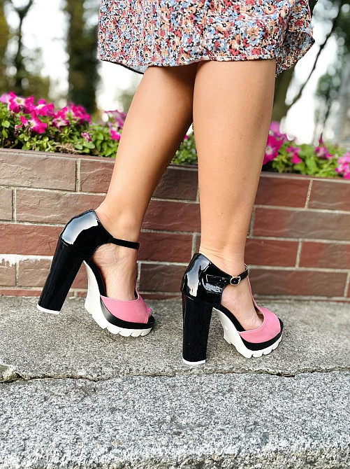 No brend Босоніжки жіночі K1-5 рожеві (літо, еко-лак) (909) Коломия - фото 6