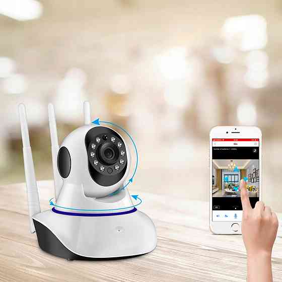 Камера видеонаблюдения WIFI Smart NET camera Q5 / Поворотная внутренняя умная IP камера Киев