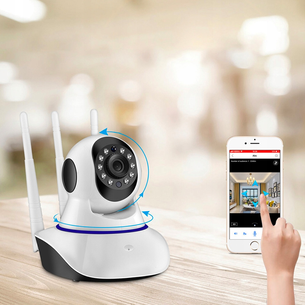 Камера видеонаблюдения WIFI Smart NET camera Q5 / Поворотная внутренняя умная IP камера Киев - изображение 2