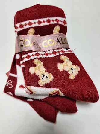 Шкарпетки жіночі новорічні в наборі з 3 шт. Розмір 36-41 COALA BM6360 Київ