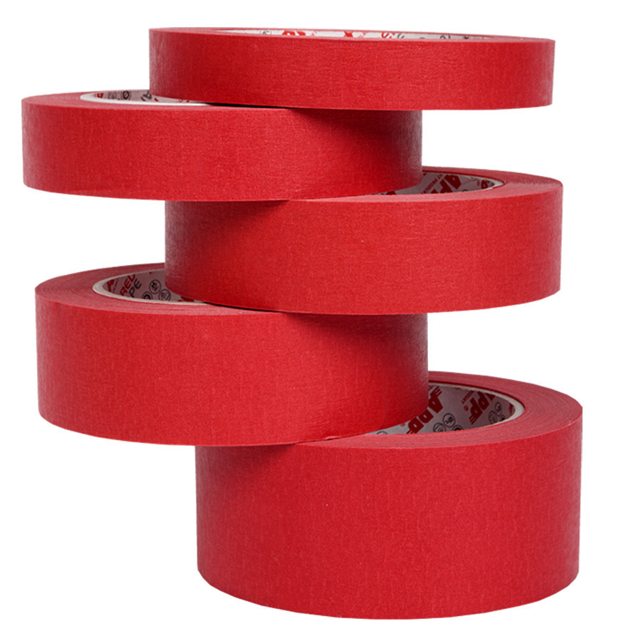 Преміум стрічка малярна воднонепроникна APP Red Tape 48мм х 45м 110*C червона, 070255 Київ - фото 3