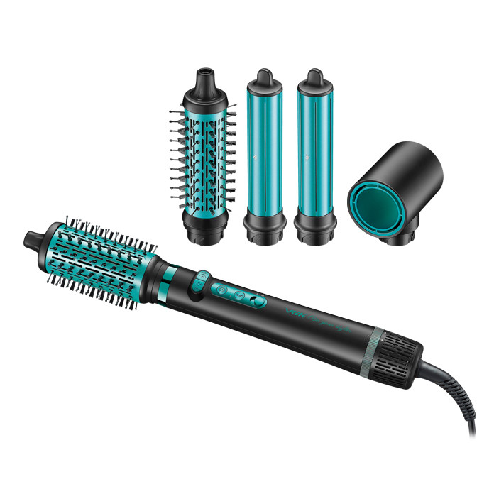 Фен без шкоди для волосся VGR 5 в 1 V-475, Фен з регульованою швидкістю і температурою YR-48 Львів - фото 1