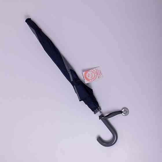 Классический детский зонт-трость механический из полиэстера прочный надежный 8 спиц диаметр 89 см Синий HP-23-12BL Киев