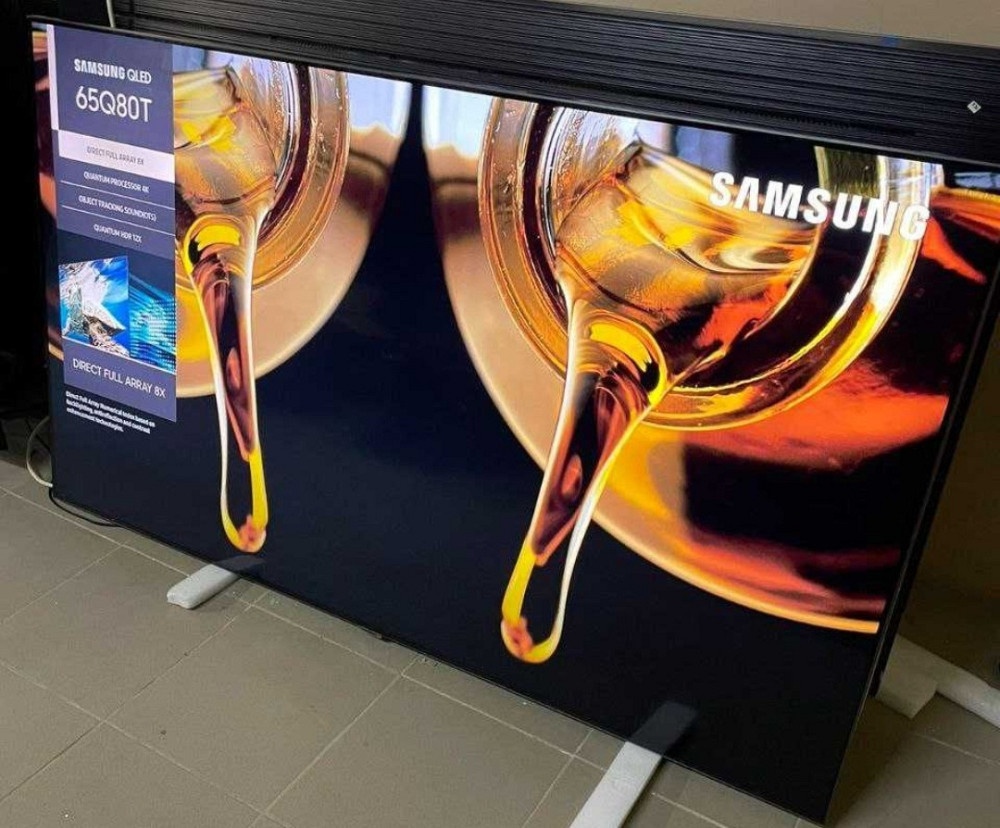 Телевізор Безрамний: 65" 120 Гц. 4К QLED , Samsung, Smart 65Q80T. Харків - фото 2
