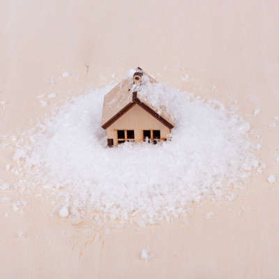 Прикраса декоративна Novogod`ko сніг штучний, білий, крупний, 80 г (974170) Вінниця - фото 1