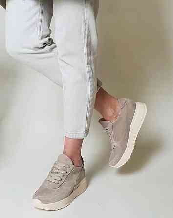 Zemira Кросівки жіночі ZEMIRA 812/21869 бежеві (весна-осінь, замша натуральна) (4385) Коломыя