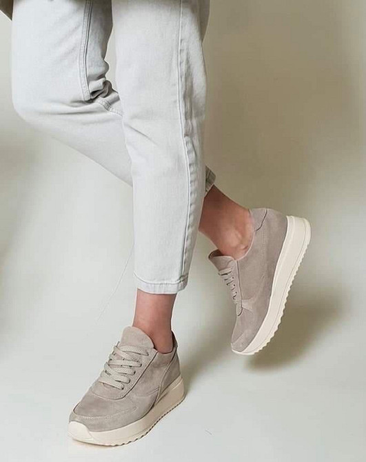 Zemira Кросівки жіночі ZEMIRA 812/21869 бежеві (весна-осінь, замша натуральна) (4385) Коломыя - изображение 5