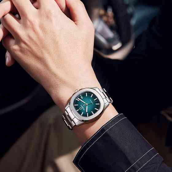 Годинник чоловічий механічний водостійкий Carnival Chronos Сріблястий Вінниця