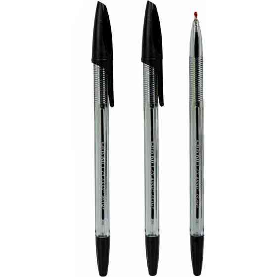 Ручка масляная Piano PT-1147-A прозрачный корпус Винница