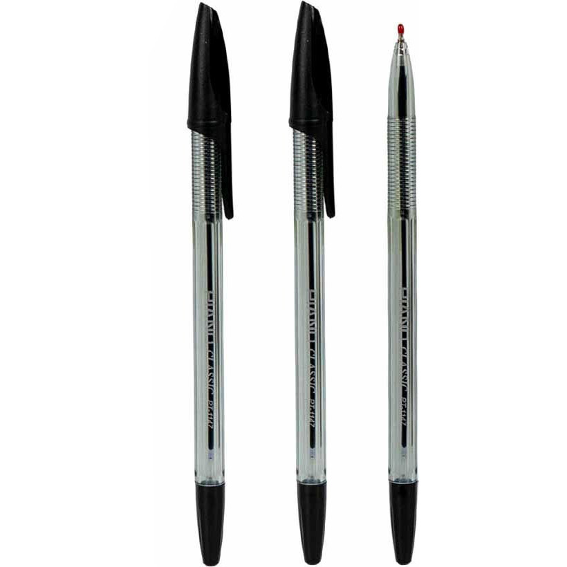 Ручка масляная Piano PT-1147-A прозрачный корпус Винница - изображение 1