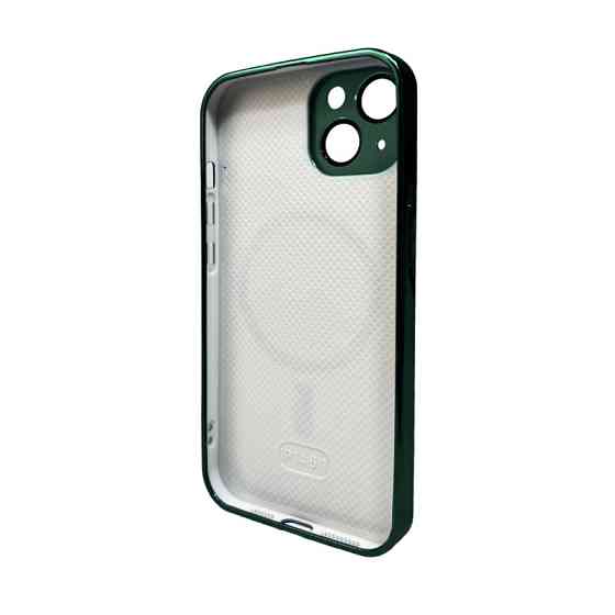 Чохол для смартфона AG Glass Sapphire Frame MagSafe Logo for Apple iPhone 14 Cangling Green Київ