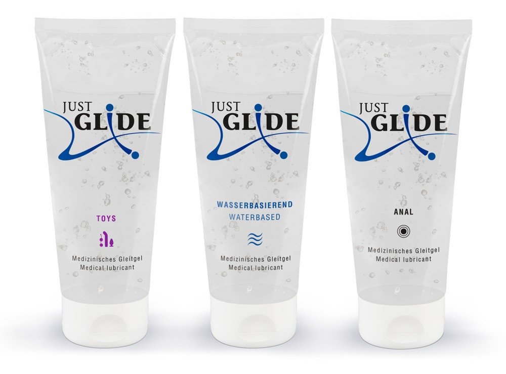 Набір лубрикантів - Just Glide, 3x200 мл Sex Aura Київ - фото 1