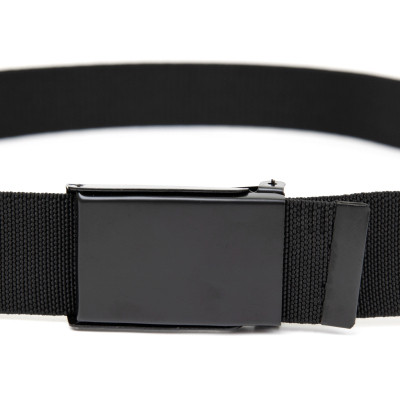 Ремінь Vintage Текстильний з чорною пряжкою Чорний (20530) Вінниця - фото 6