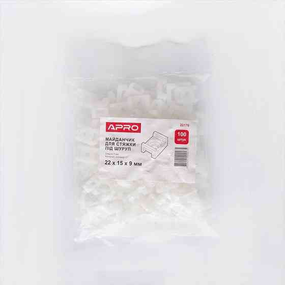 Майданчик 15*10*7мм для кабельної стяжки до 5мм з отвором (100 шт) Харків