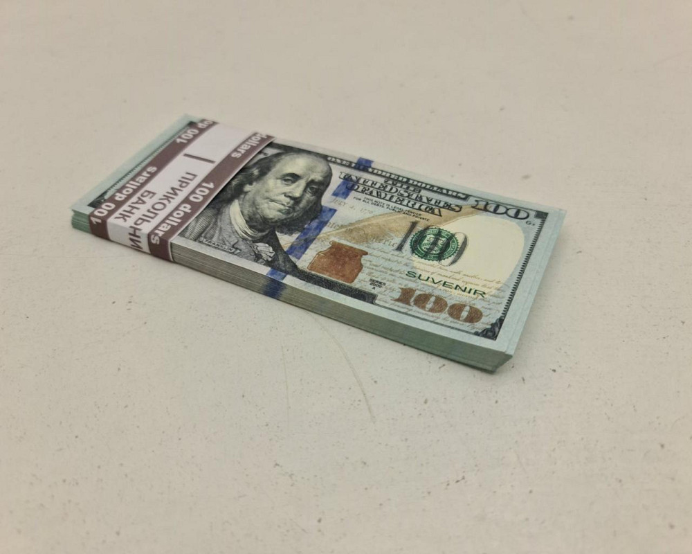 Сувенирные купюры 100 долларов — 1 пачка, 80 новых банкнот для декора, фото, розыгрышей Харьков - изображение 2