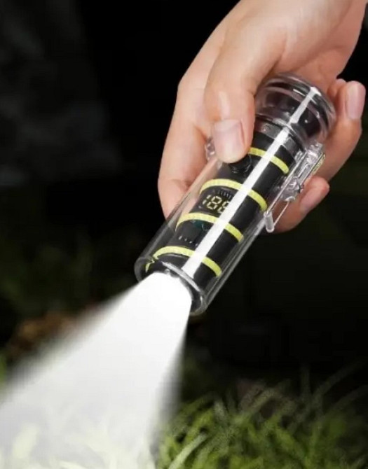 Запальничка електроімпульсна USB Lighter 9032, чорна Винница - изображение 4