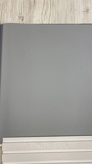 Шпалери метрові вінілові на флізеліні A.S.Creation Elite of Shades1.06x10 однотон сірий графіт 78651-5 Київ - фото 3