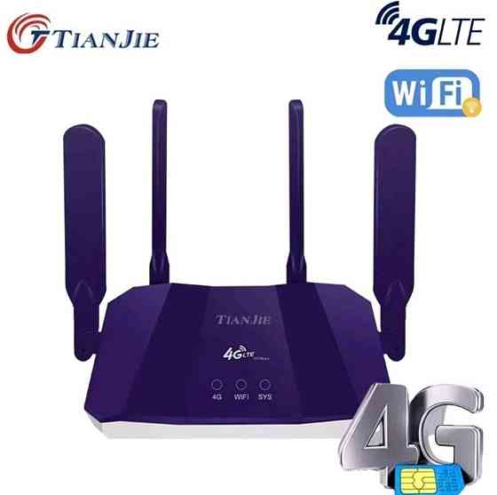 Маршрутизатор TIANJIE 4G LTE WiFi 6 з підтримкою SIM карт. Київ