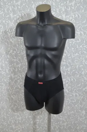 Трусы мужские хлопок Классика черный (2шт в уп) Lans 02/005.2 XXL Киев