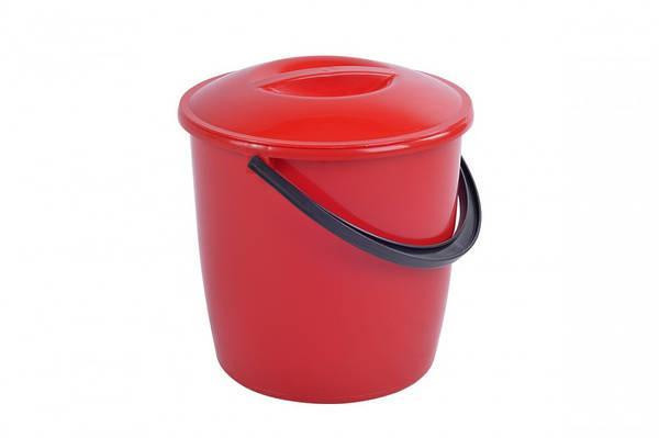 Відро 8 л з кришкою (кольори в асортименті) Харків - фото 2