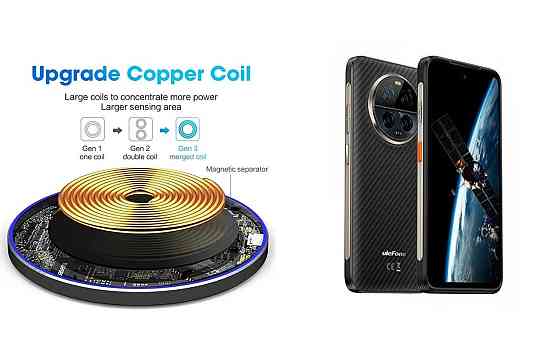 Бездротовий зарядний пристрій Copper до 30W для OPPO Find X9, OPPO Find X9 Pro, USB-C, LED Київ