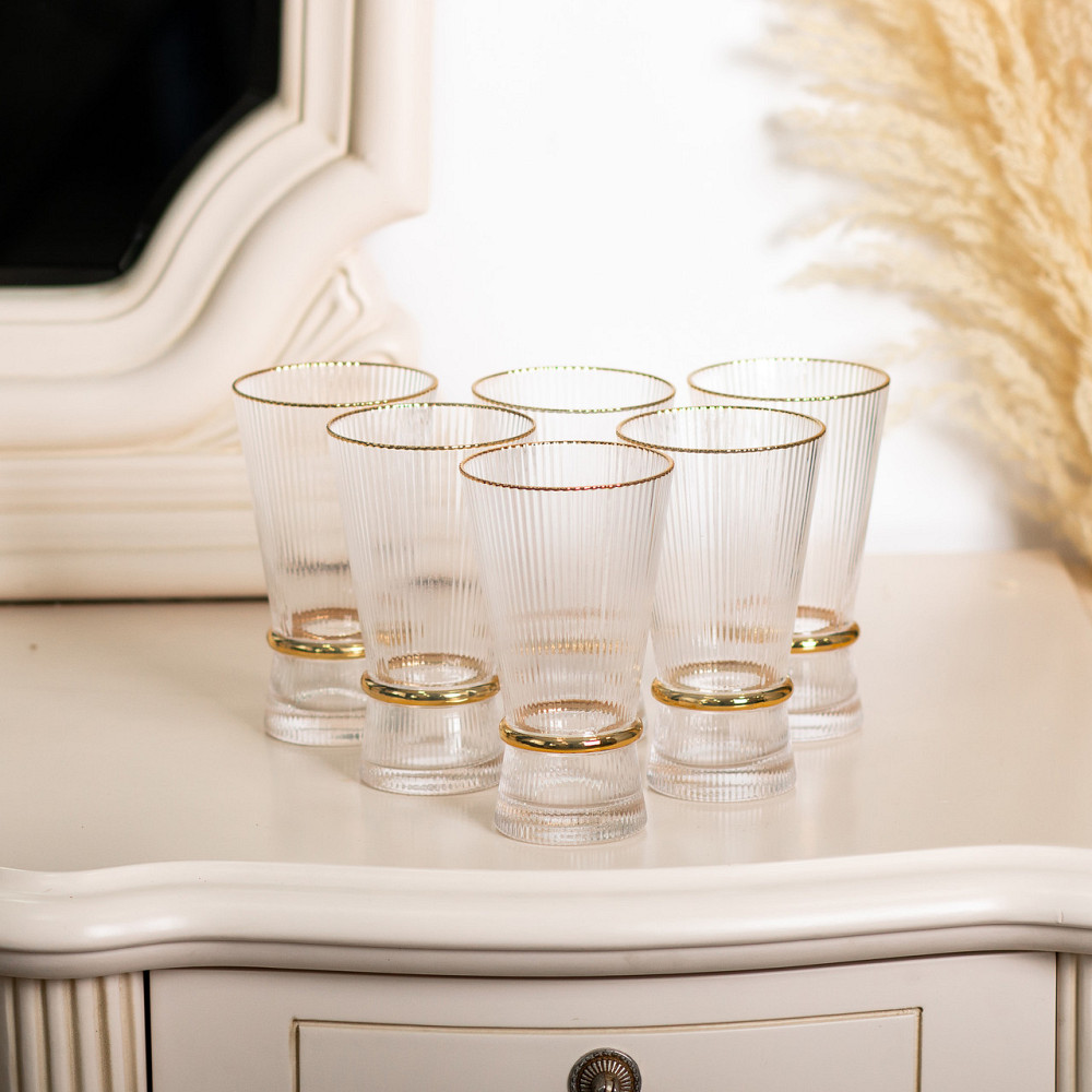 Набір з 6 склянок, 400 мл, для лимонаду, води, соку та коктейлів HP-16-9 Коломыя - изображение 3