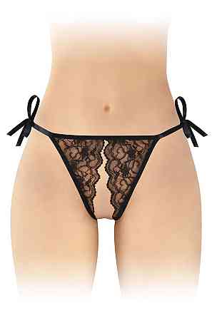 Трусики з доступом Fashion Secret STELLA Black Sex Aura Київ