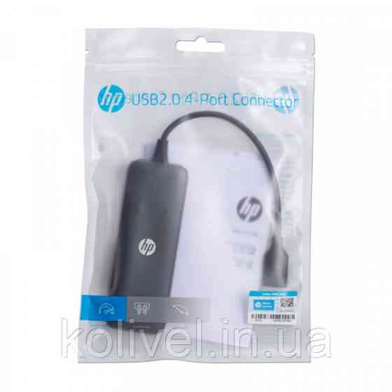 USB Hub HP DHC-CT110C USB 2.0 AM -> 4 порти USB 2.0 AF (DHC-CT110C) Київ