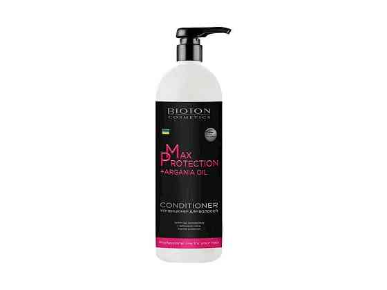Кондиціонер для волосся 1л Арганова олія Professional line MAX PROTECTION ТМ BIOTON Київ