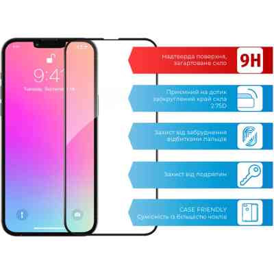 Скло захисне ACCLAB Full Glue Apple iPhone 13 Pro Max (1283126515422) Вінниця