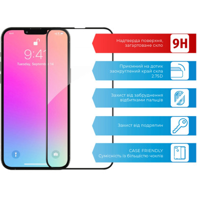 Скло захисне ACCLAB Full Glue Apple iPhone 13 Pro Max (1283126515422) Вінниця - фото 2