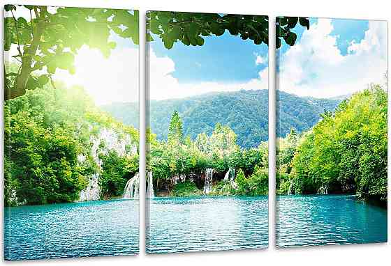 Модульна картина Природа Водоспад Аrt-165_3А Київ