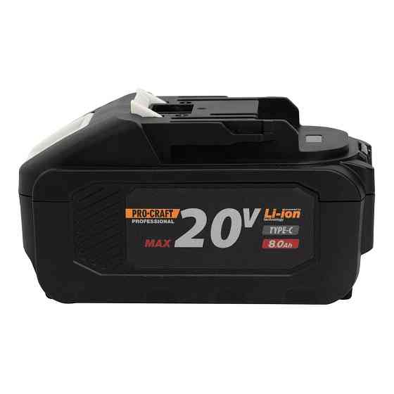 Акумуляторна батарея Procraft Battery20/8C 8 Аг Type-C Коломия