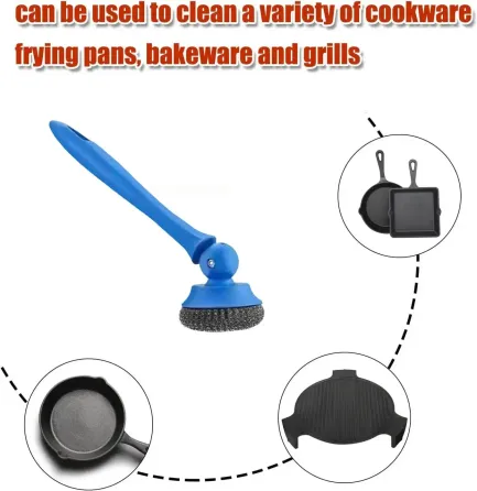 Щетка с длинной ручкой для чистки посуды, посуда, сковорода BRUSH AND-4-20-600 Коломия