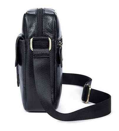 Сумка чоловіча флотар Vintage 14721 Чорна Київ