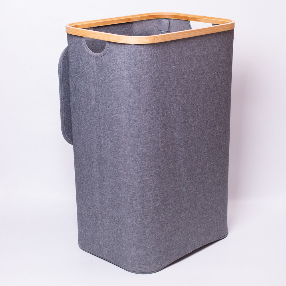 Yiwu Кошик для білизни з кришкою 40×30×60 (см) м'який 70 (л) HP-41-16 Коломия - фото 3