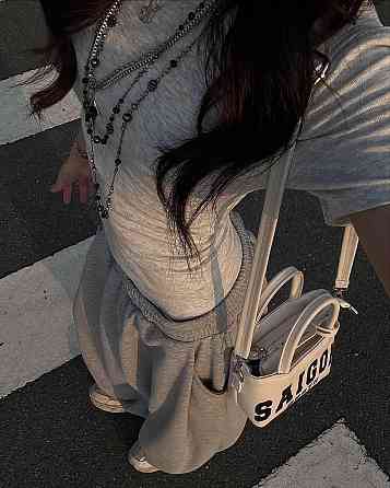 Женский прогулочный оверсайз костюм двойка: футболка и штаны двунитка + вискоза Одесса