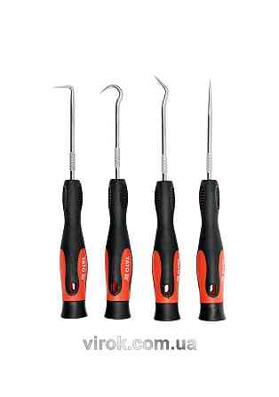 Гачок і шило YATO, кпл. 4 шт.  [12/72] Одеса