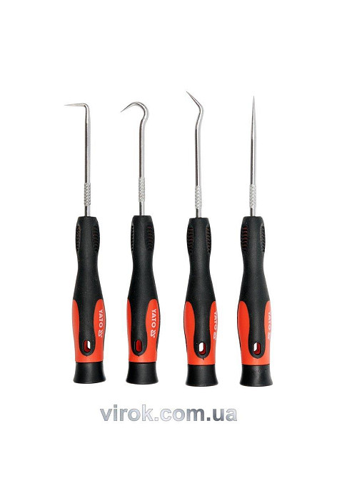 Гачок і шило YATO, кпл. 4 шт.  [12/72] Одеса - фото 1