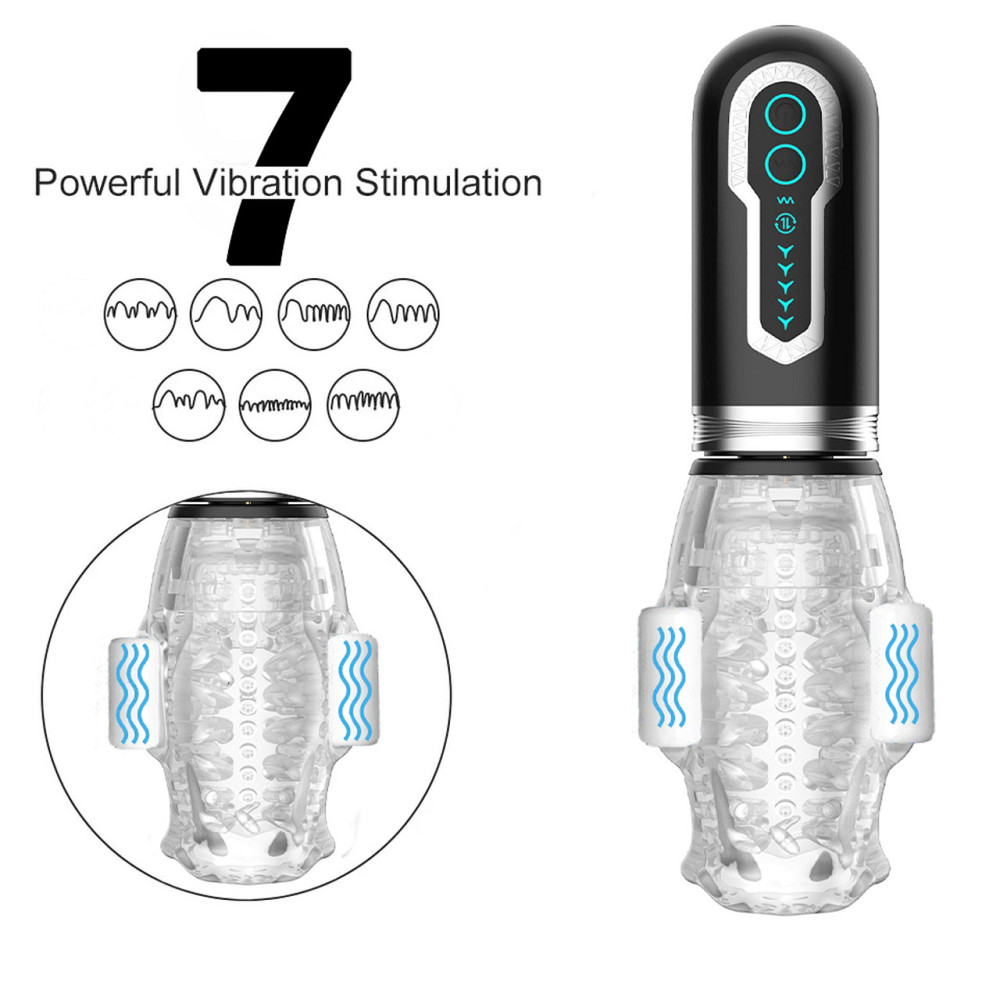 Мастурбатор Thrusting Rotation 360 Pro з функцією обертання та руху Sex Aura Київ - фото 5