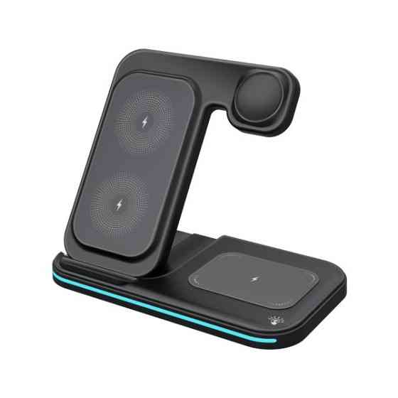 Бездротова зарядна станція OJD-95 Wireless Charger Stand (з функцією MagSafe) 15W Київ