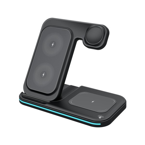 Бездротова зарядна станція OJD-95 Wireless Charger Stand (з функцією MagSafe) 15W Київ - фото 1