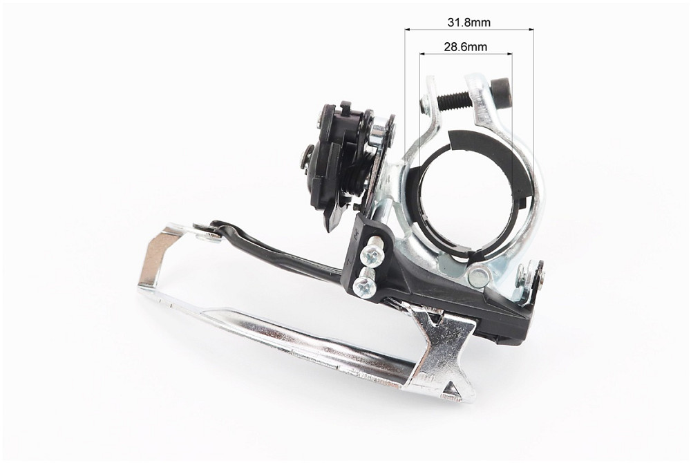 Перемикач ланцюга передній з універсальною тягою, кріпл. 28,6/31,8мм, під зірку 42T, копія "FD-TХ 50" Київ - фото 3