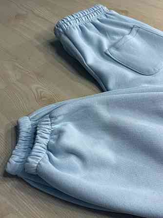 Костюм женский A-N 27066 спортивный оверсайз худи на молнии и джогеры голубой, голубой, L Киев