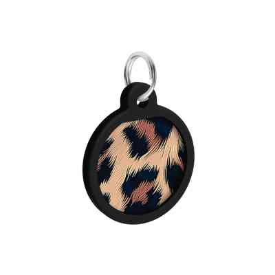 Адресник для тварин WAUDOG Smart ID з QR паспортом "Леопард", коло 25 мм (225-4066) Вінниця