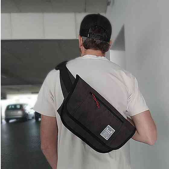 Сумка через плечо Troika Cross body bag полиэстер Коричневый Киев