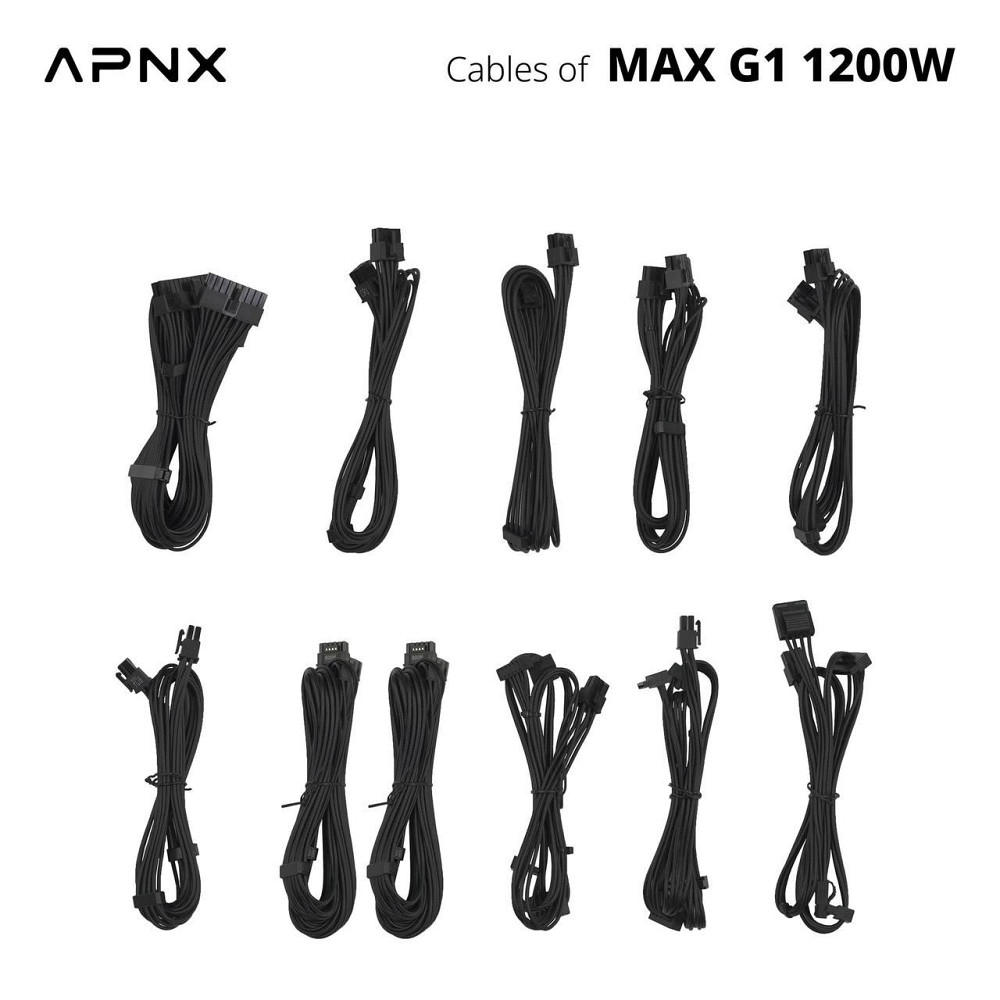 Блок живлення APNX MAX G1 1200 (APPG-MXK2FEC.X1) 1200W ( 12329 ) Харків - фото 5