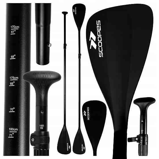 Складное весло регулируемое 2в1 для sup доски и каякинга 165-225 см Scoopes (Blade) Нововолынск