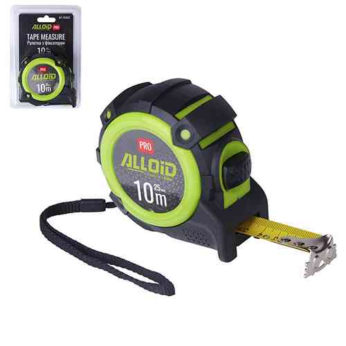 Alloid Pro. Рулетка з автостопом  10 м/25 мм, MT-741025 Одеса